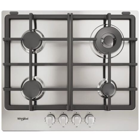 Whirlpool TGML 661 IX R Edelstahl Integriert 58 cm Gaskochfeld 4 Zone(n)