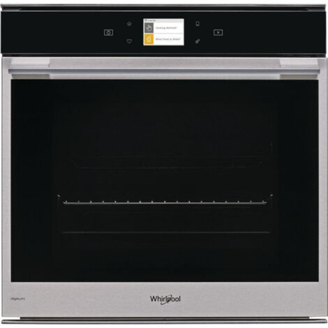 Whirlpool W7OM44S1H Forno Elettrico Multifunzione da Incasso Autopulente  Idrolitico Capacita' 73 Litri Classe energetica A+ Tecnologia Sesto Senso  Ready2cook 8 Funzioni 60 cm Acciaio Inox