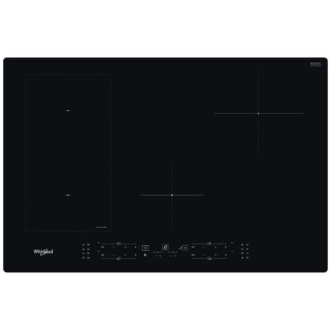 Whirlpool WL B2977 NE Table de cuisson à induction encastrable 77 cm 4 feux Noir