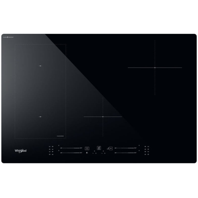 Whirlpool Schwarz Wl S2177 Cpne Integriert 77 Cm Zonen-Induktionskochfeld 4 Zone(N)