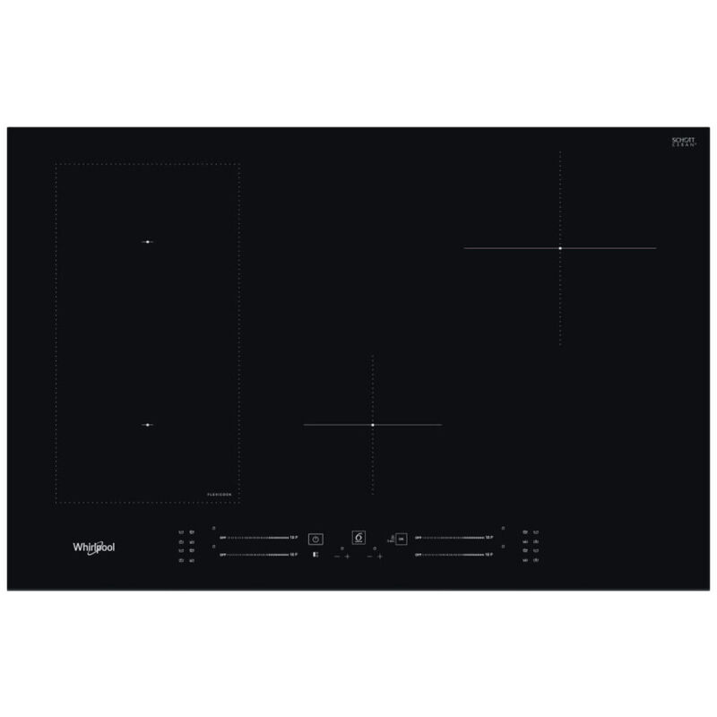 Whirlpool Schwarz Wl S3377 Bf Integriert 77 Cm Zonen-Induktionskochfeld 4 Zone(N)