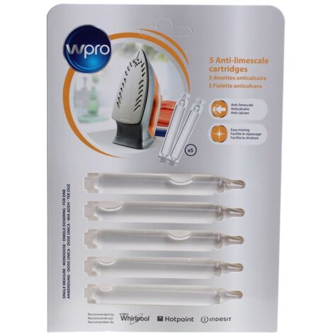 Whirlpool WPRO SIM005 anti-cal 5 dosis para mantenimiento de plancha