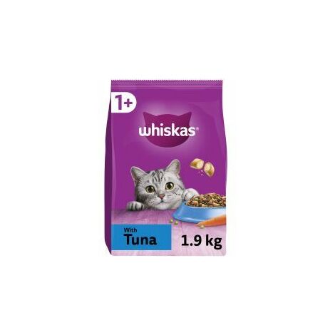 Whiskas 1+ Tuna Adult Dry Cat Food - 1.9kg - 811939
