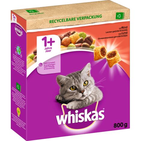 Whiskas Adult Katzenfutter mit Rind 800g