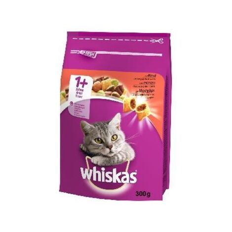 WHISKAS CROCCANTINI GATTO ADULTO AL MANZO 300 GR OKX
