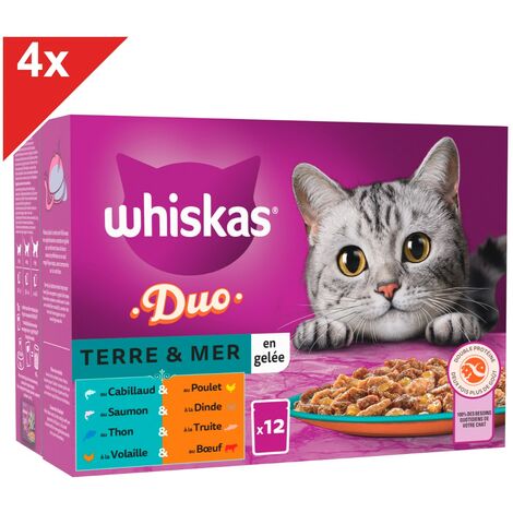 Nature's Variety - Nourriture Humide Pour Chat En Sachets 85g, Variété Viandes, 48 Sachets