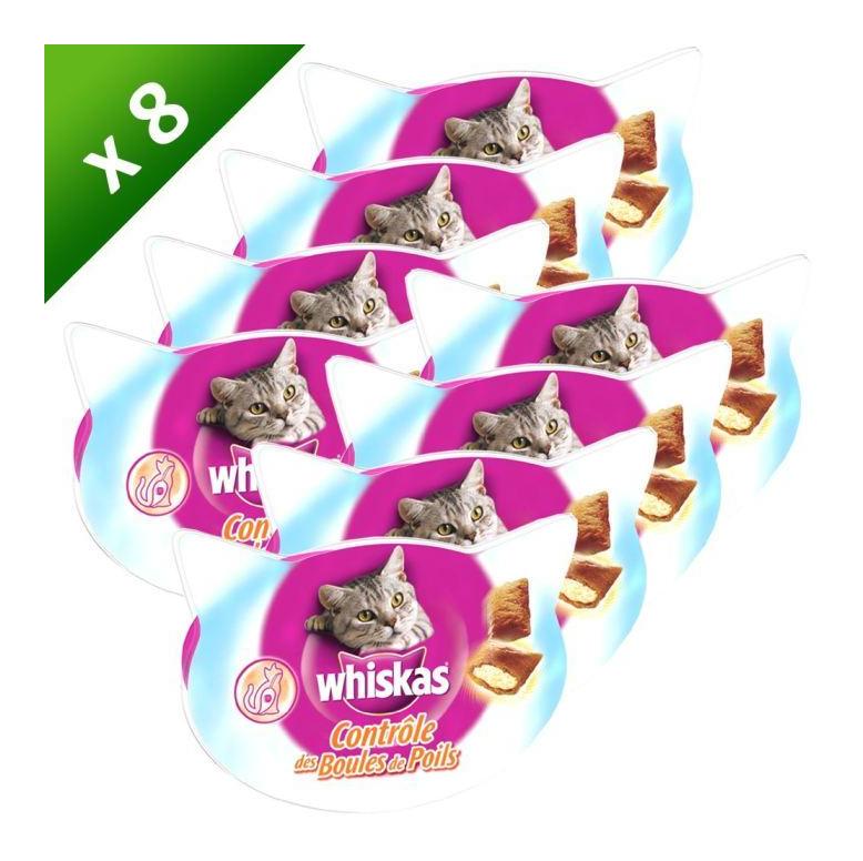 Whiskas Friandises Controle Boules De Poils Pour Chat 60g X8 2645