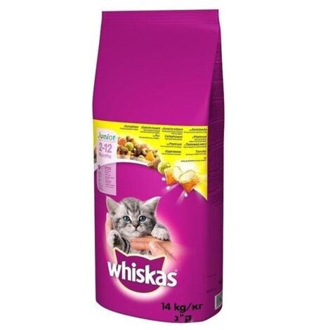 WHISKAS Junior au poulet 14 kg