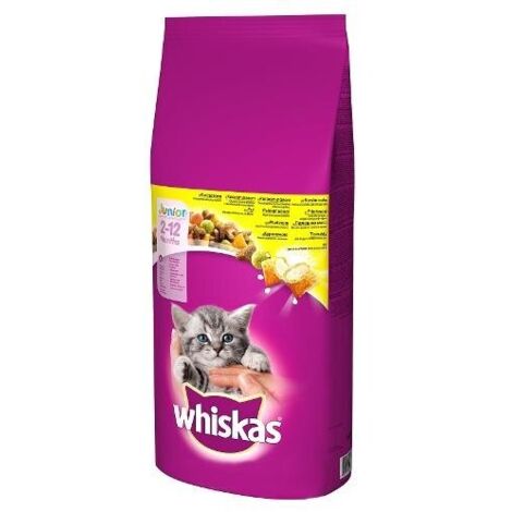 WHISKAS Junior con pollo 14 kg