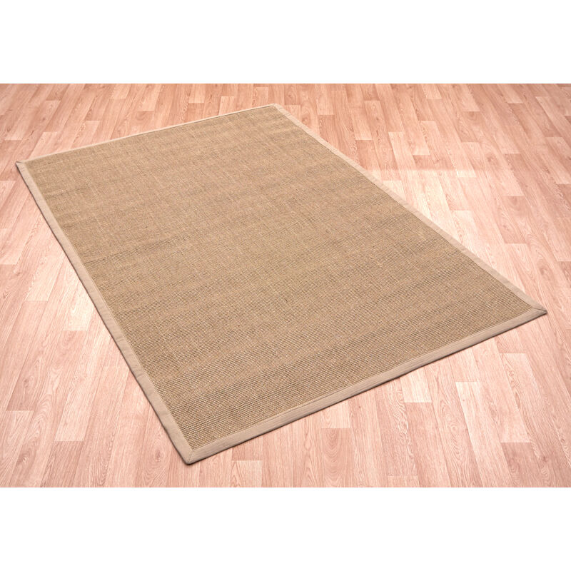 Sisal linen / linen 120cm x 180cm Rectangle - Beige