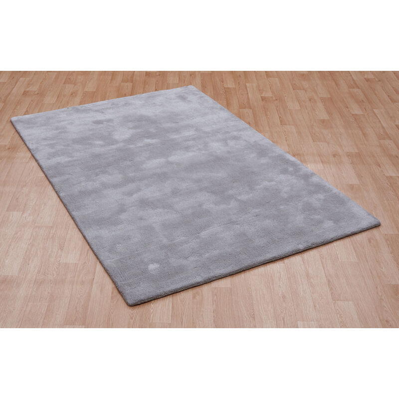 Aran Feather Grey 120cm x 180cm Rectangle - Grey