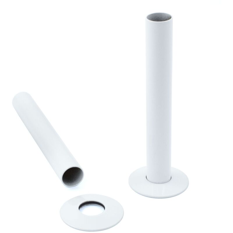 Image of White 2x 15mm Radiator Valve Pipes&hellip;