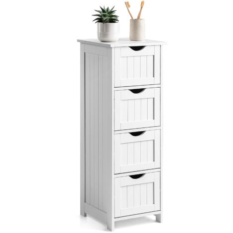 main image of "White 4 Drawer Unit"