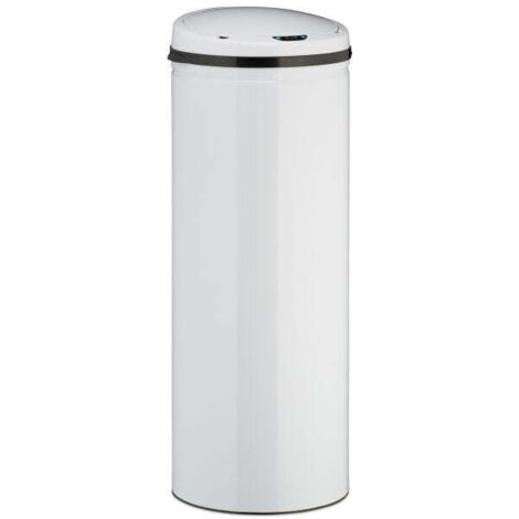 White 50l sensor bin