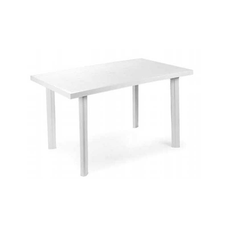 Table Résine Voile Blanc 126X76 Progarden