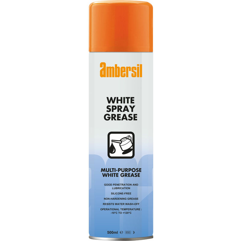 Ambersil 31617-AA White Spray Grease 500ml