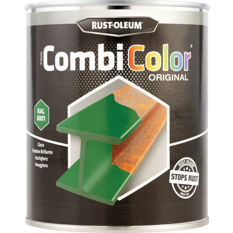 Rust-oleum - 7336 Combicolor Emerald Green Metal Paint - 750ML