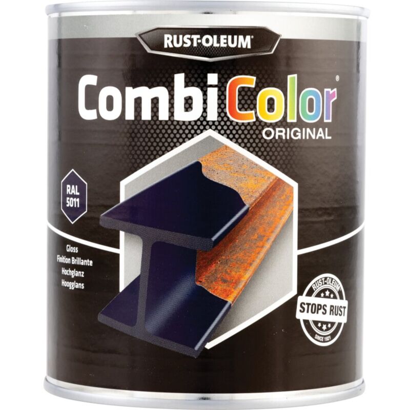 Rust-oleum - 7329 Combicolor Steel Blue Metal Paint - 750ML