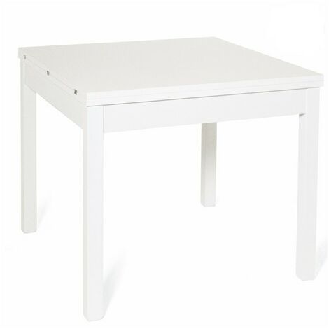 White Ash Esstisch Eröffnungsbuch aus Melaminholz cm 90x90 - 180