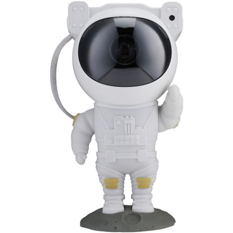 White Astronaut Galaxy Projector Tabletop Decor