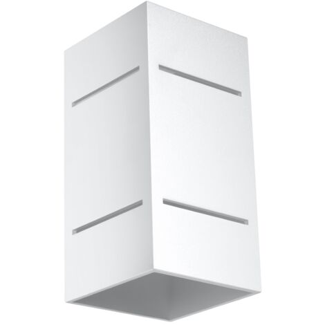 White BLOCCO wall lamp