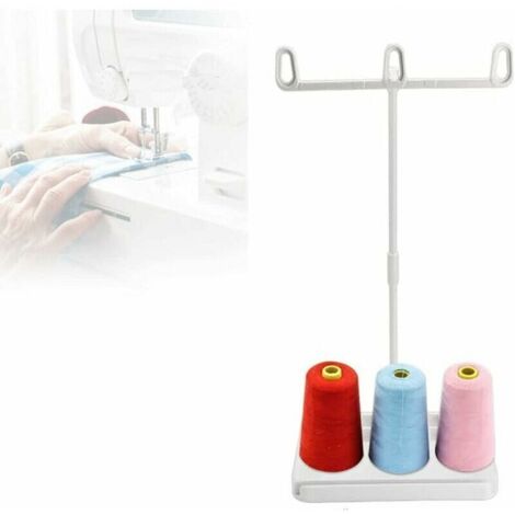 White Bobbin Thread Holder Cone Spool Holder Sewing Machine Iron Thread Spool Holder Sewing Thread Spool Holder Cone Spool Holder for Sewing Machine