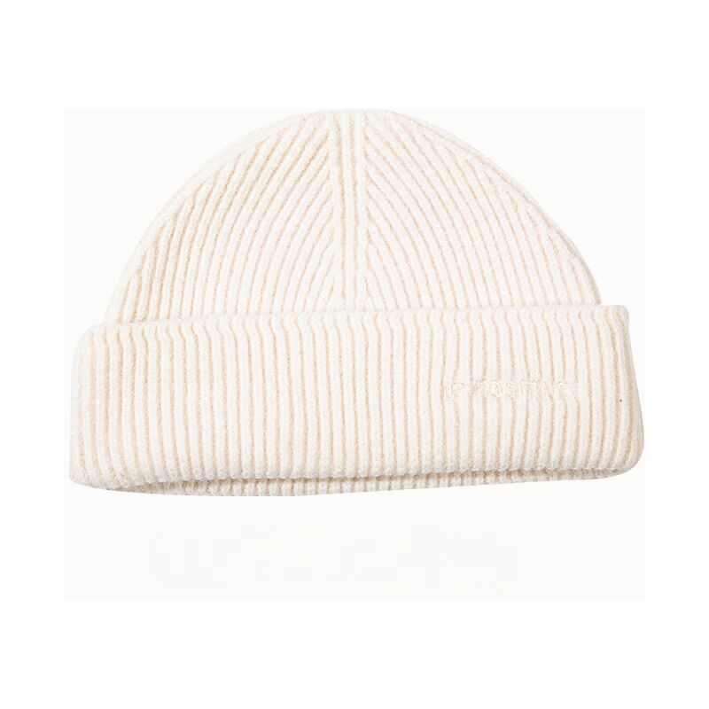 

White Chunky Hat Knit Beanie Hats Gorro de esquí para mujer