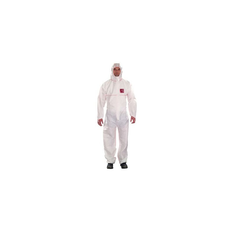 Microgard - White Coveralls Hooded Size Small