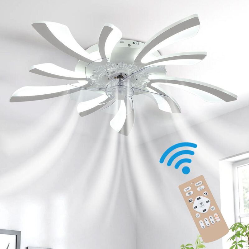 Image of Livingandhome - White Creative Ceiling Fan&hellip;