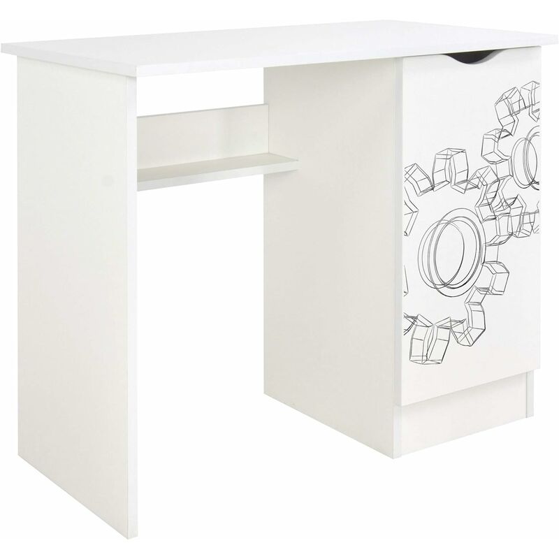 White desk with storage - ROMA - Machinery