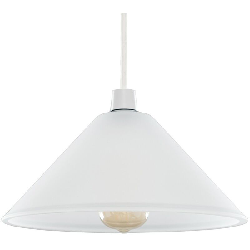 White Frosted Glass Ceiling Light Shade 19693