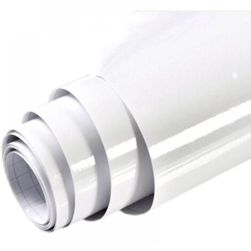 White glitter adhesive film 60 cm x 5 m high gloss furniture film self-adhesive film for furniture kitchen cabinets surface protection waterproof