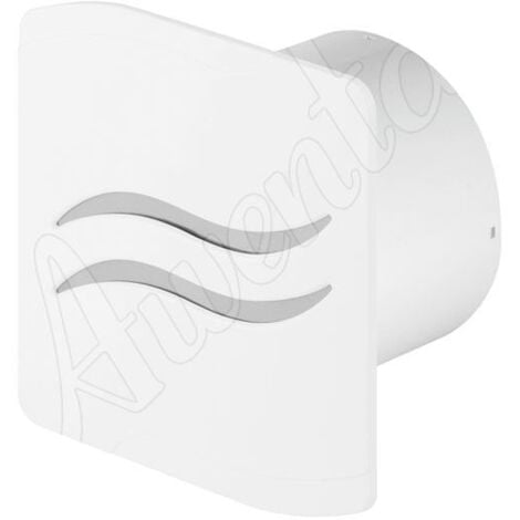 White Kitchen Bathroom Wall Extractor Fan 100mm Standard Ventilation Extraction