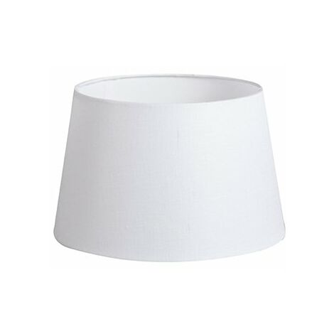White Linen Lampshade 25/16