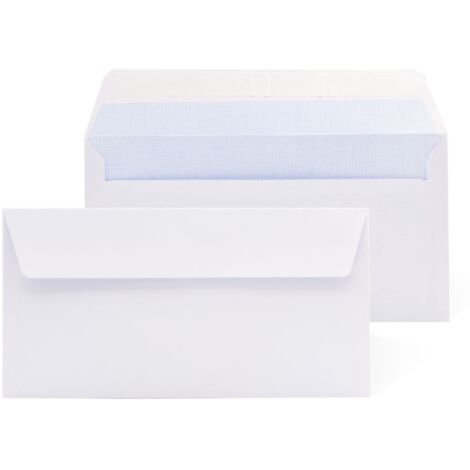 White Paper Envelopes No Window Self Seal 50 Pack Confidential Durable Office Documents