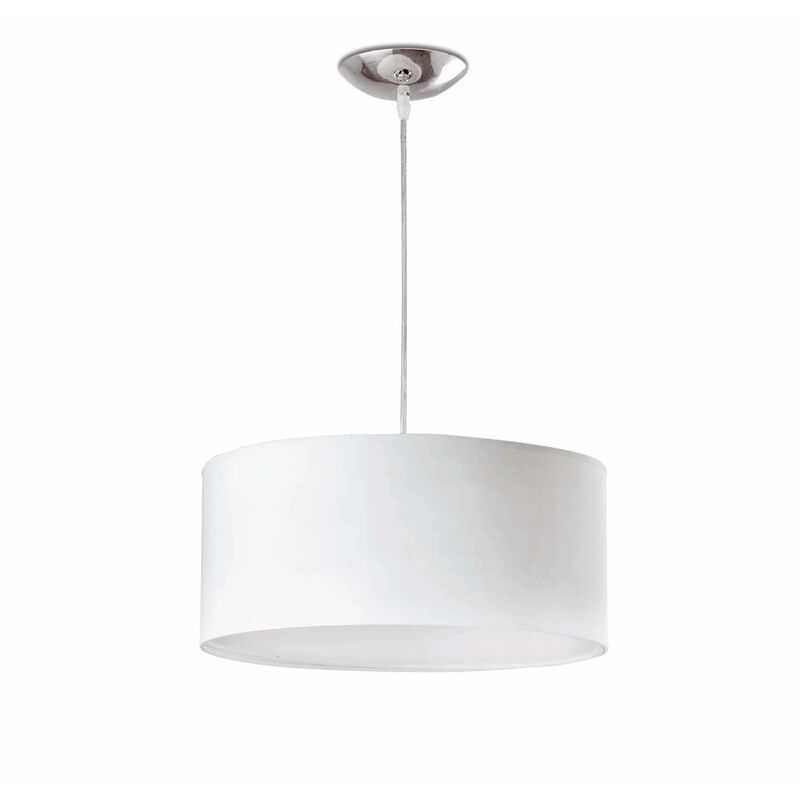 Faro Seven - 2 Light Small Round Ceiling Pendant White, E27