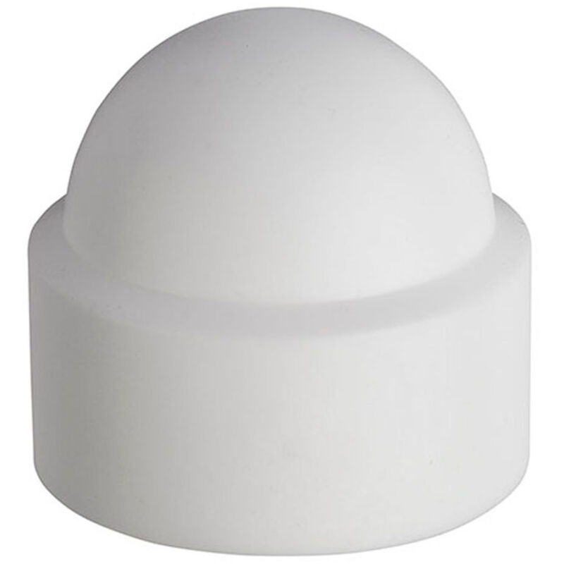 White Plastic Cover Cap M8 - NNCW08 - Box of 100 White M8