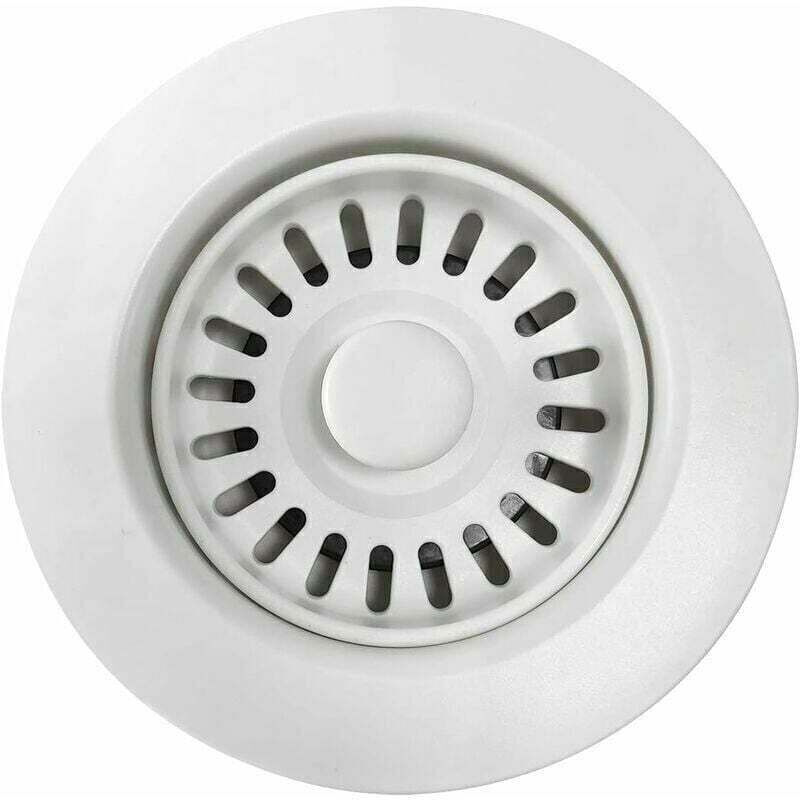 Image of White Polymer Kitchen Sink Drain Plug&hellip;