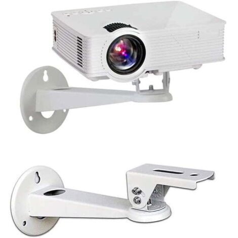 White Projector Wall Mount 360 Degree Wall Projector