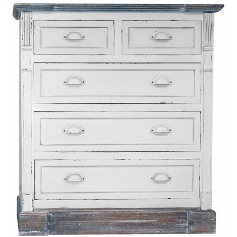 White Shabby Chic Vintage 3 2 Drawer Chest Bedroom Furniture