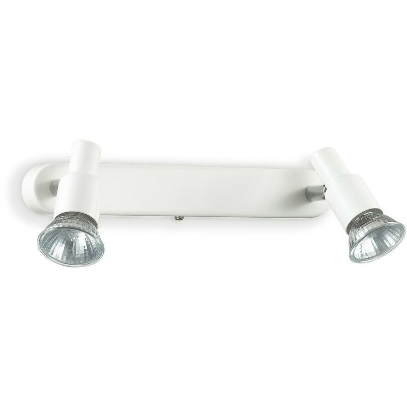 Slem - 2 Light Indoor Flush Light White, GU10 - Ideal Lux