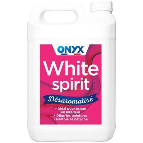 White Spirit désodorisé 5L – Diluant et nettoyant faible odeur pour peintures glycéro – Nettoyage pinceaux et outils – Ardea