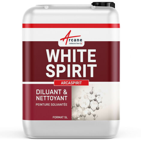 ARCANE INDUSTRIES White Spirit Pro Lösungsmittel für Lösemittelfarben - ARCASPIRIT -5 L (Achtung - steuerfreie erdölprodukte mit reglementierten verwendungszwecken (Erlass 8/6/93 in der geänderten fassung). verbo