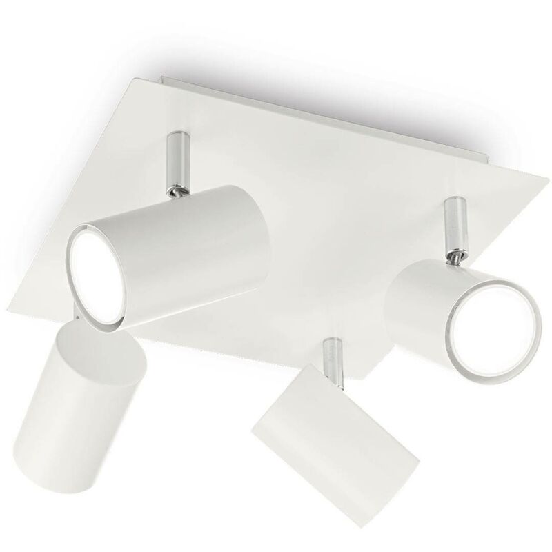 Spot - 4 Light Ceiling Light White - Ideal Lux