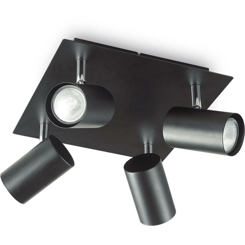 Ideal Lux Spot - 4 Light Ceiling Light Black