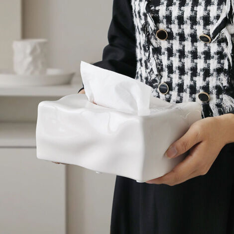 White tissue box