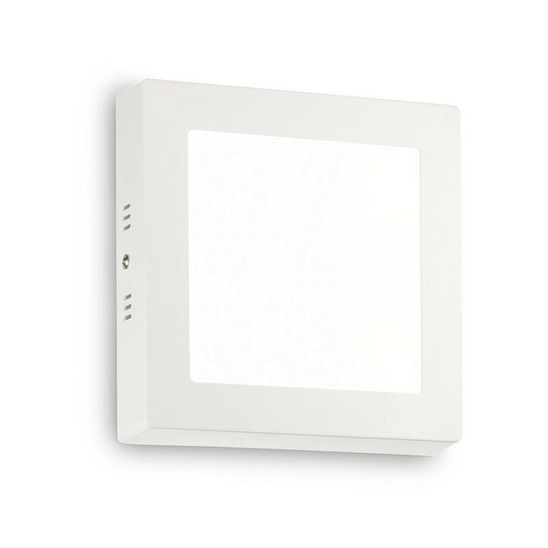 Universal - led 1 Light Indoor Square Small Flush Light White - Ideal Lux