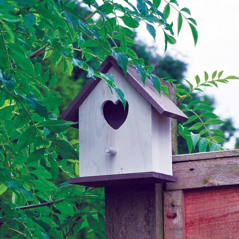 White Wooden Nesting Box Shabby Chic