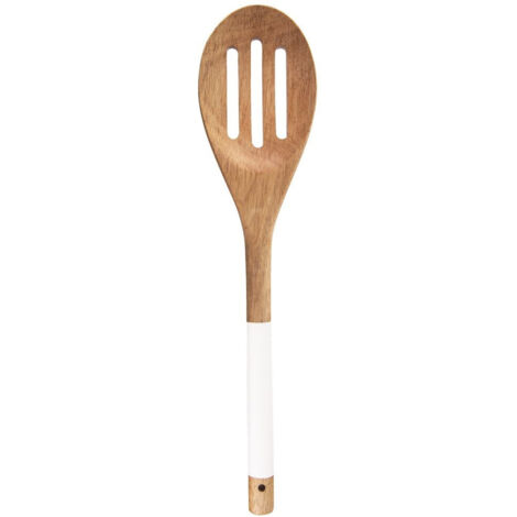 WHITELINE Holz-Schlitzlöffel 30 cm