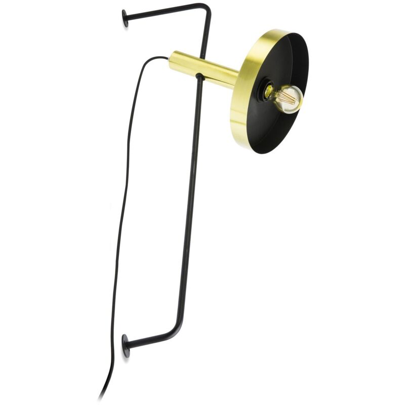 

Faro Barcelona - WHIZZ Aplique de pared oro/negro - ORO SATINADO